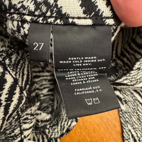 J Brand Zebra Print Skinny Pants Size 27 - Picture 9 of 9